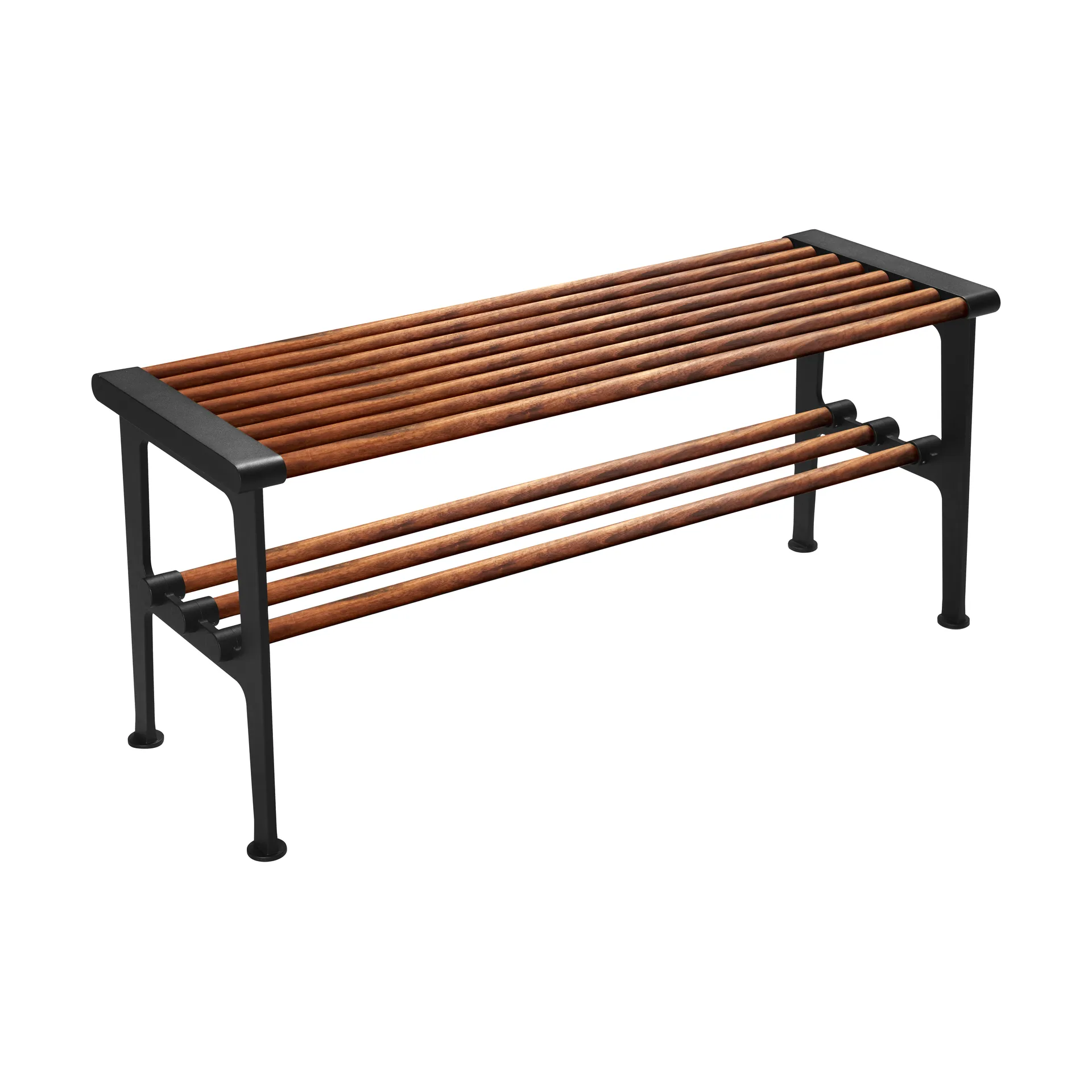 Banc Nostalgi 100 cm, Noyer-noir Essem Design