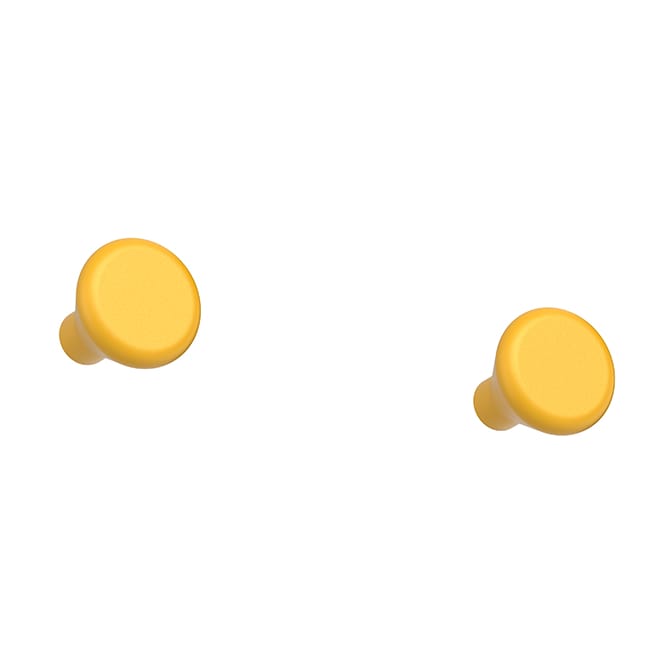 Crochet grand Classic, lot de 2 - Sun yellow - Essem Design
