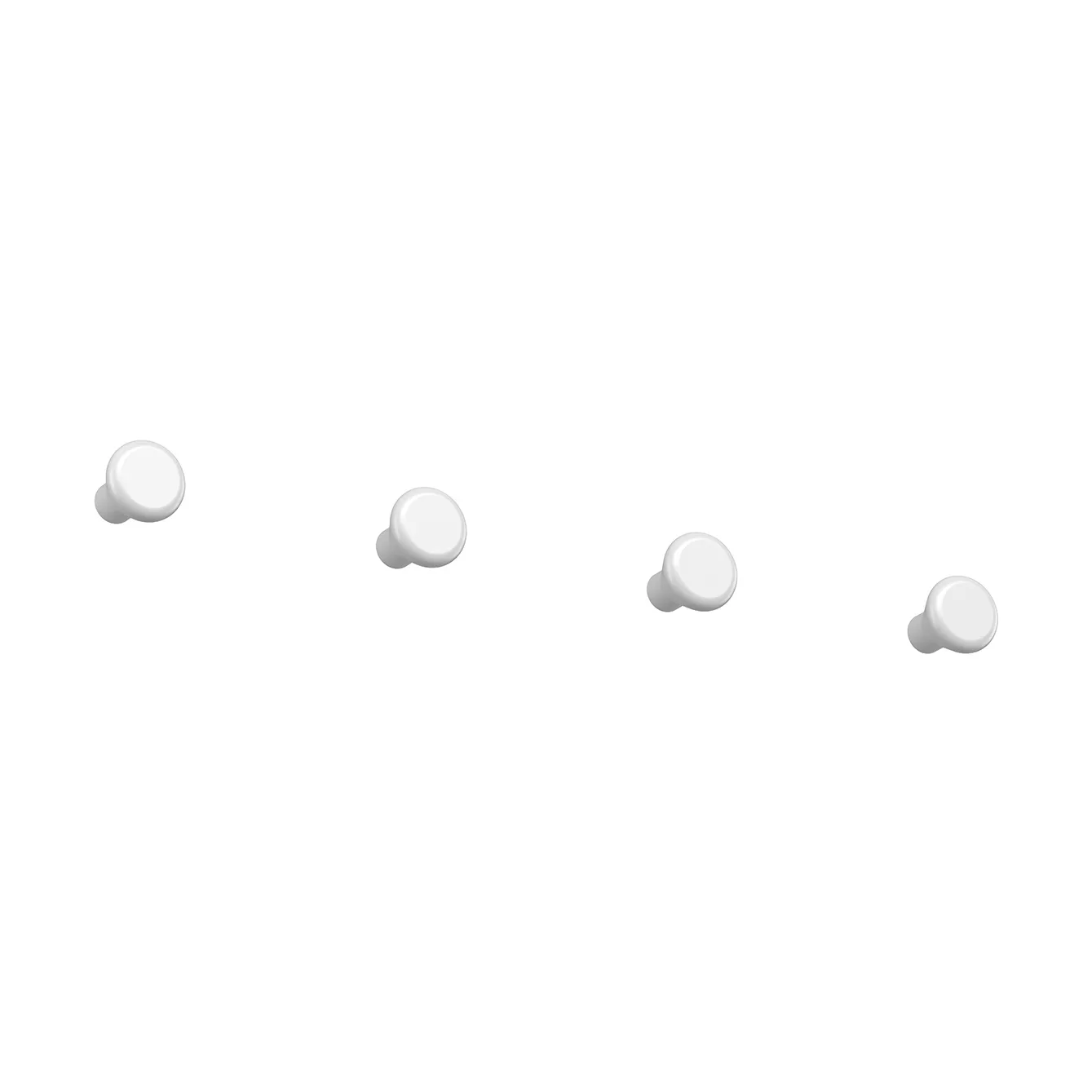 Crochet petit Classic, lot de 4, Blanc Essem Design