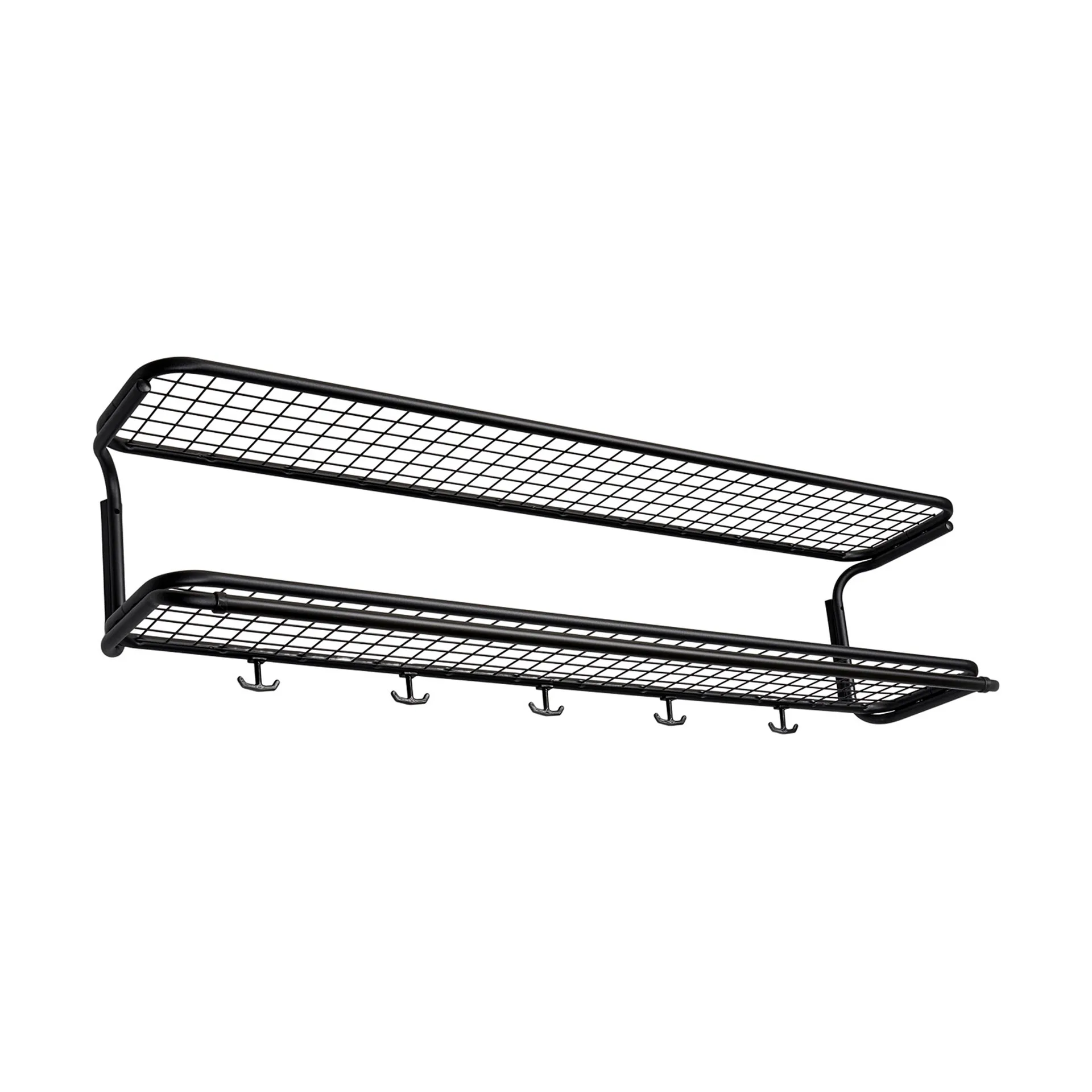 Essem Design Étagère à chapeaux Classic 650 noir/noir, 2 niveaux, — vue 3