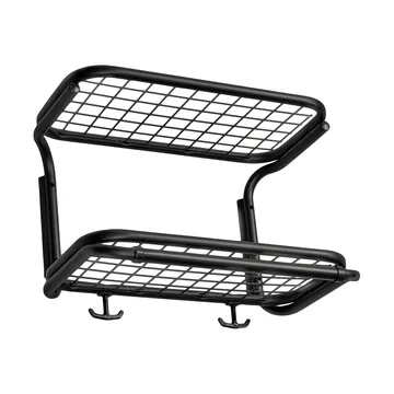 Étagère à chapeaux Classic 650 - noir/noir, 2 niveaux, 40 cm - Essem Design