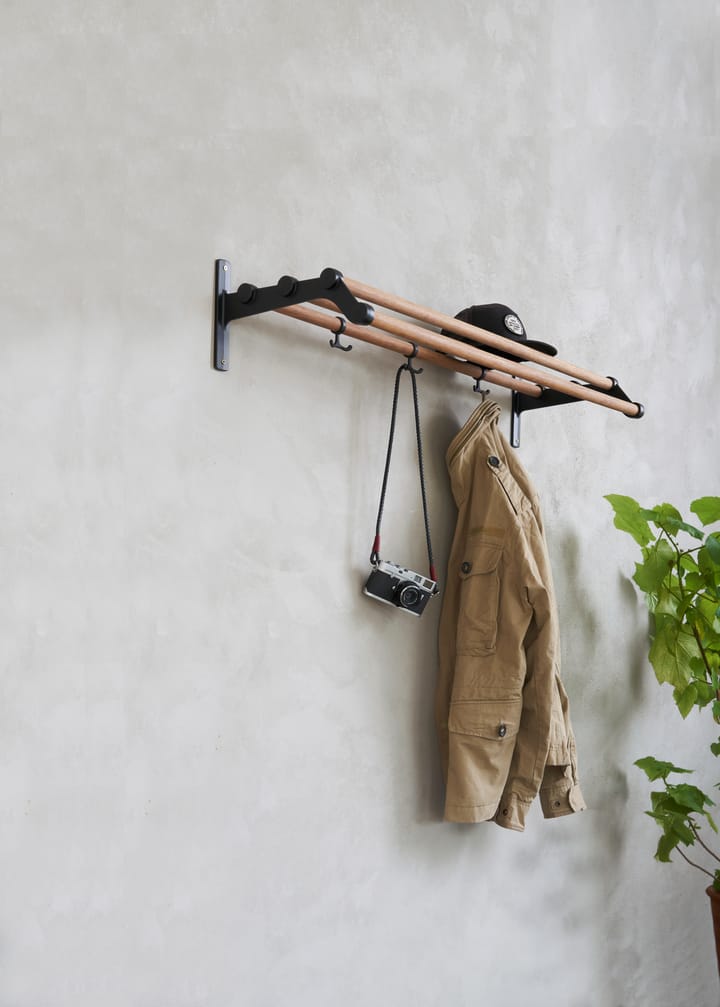 Etagère à chapeaux Nostalgi 291 100 cm, Bambou-noir Essem Design