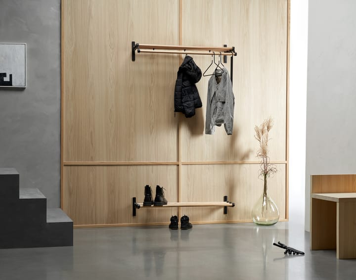 Etagère à chapeaux Nostalgi 291 100 cm, Noir-noir Essem Design