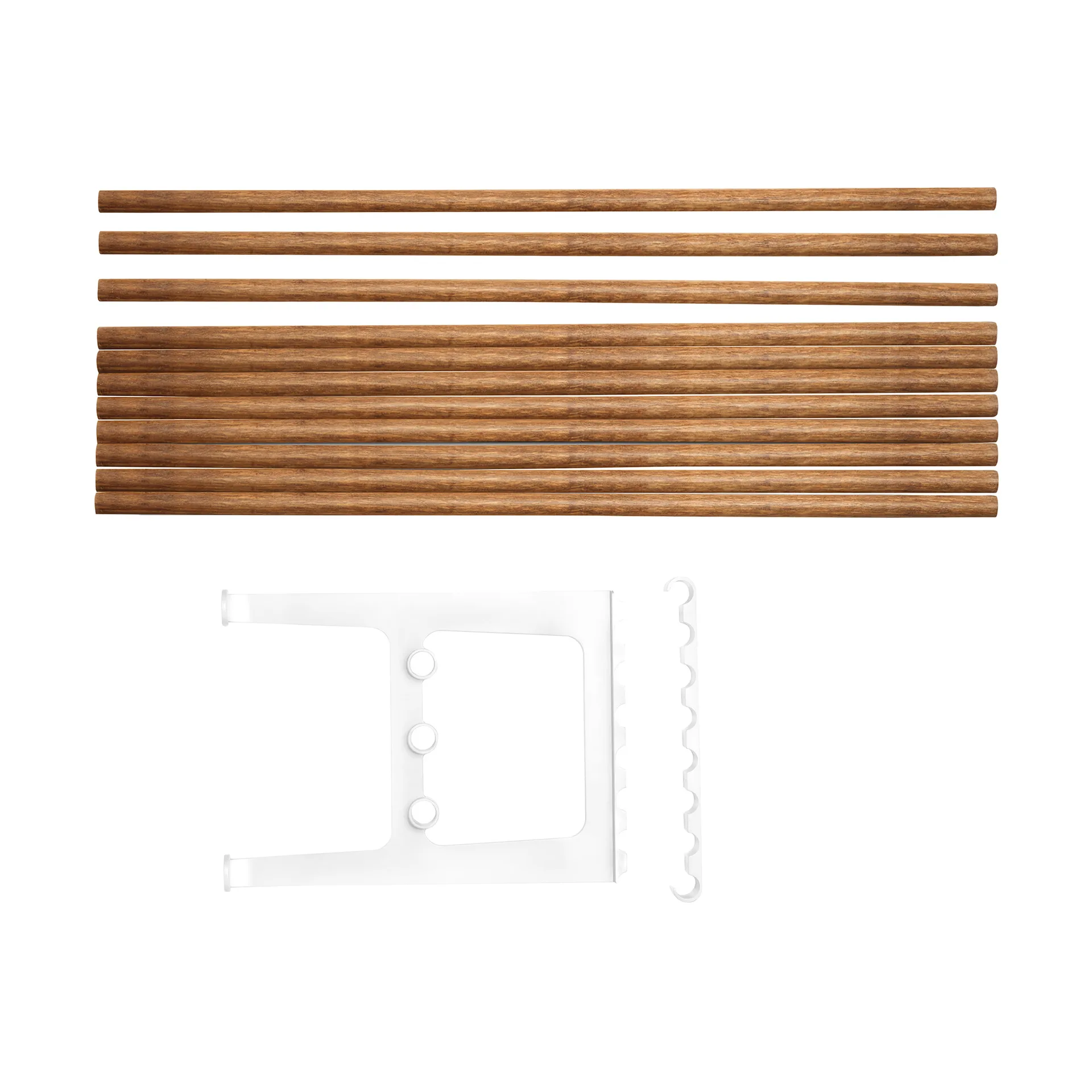 Extension de banc Nostalgi 100 cm, Bambou-blanc Essem Design