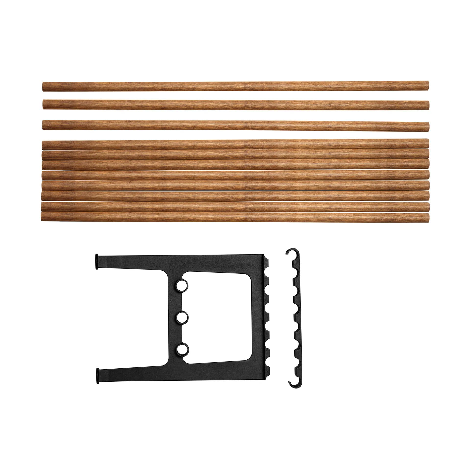 Extension de banc Nostalgi 100 cm, Bambou-noir Essem Design
