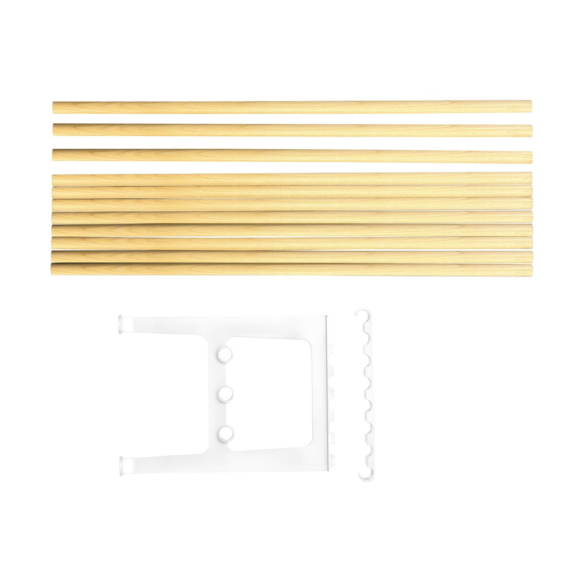 Essem Design Extension de banc Nostalgi 100 cm Bouleau-blanc