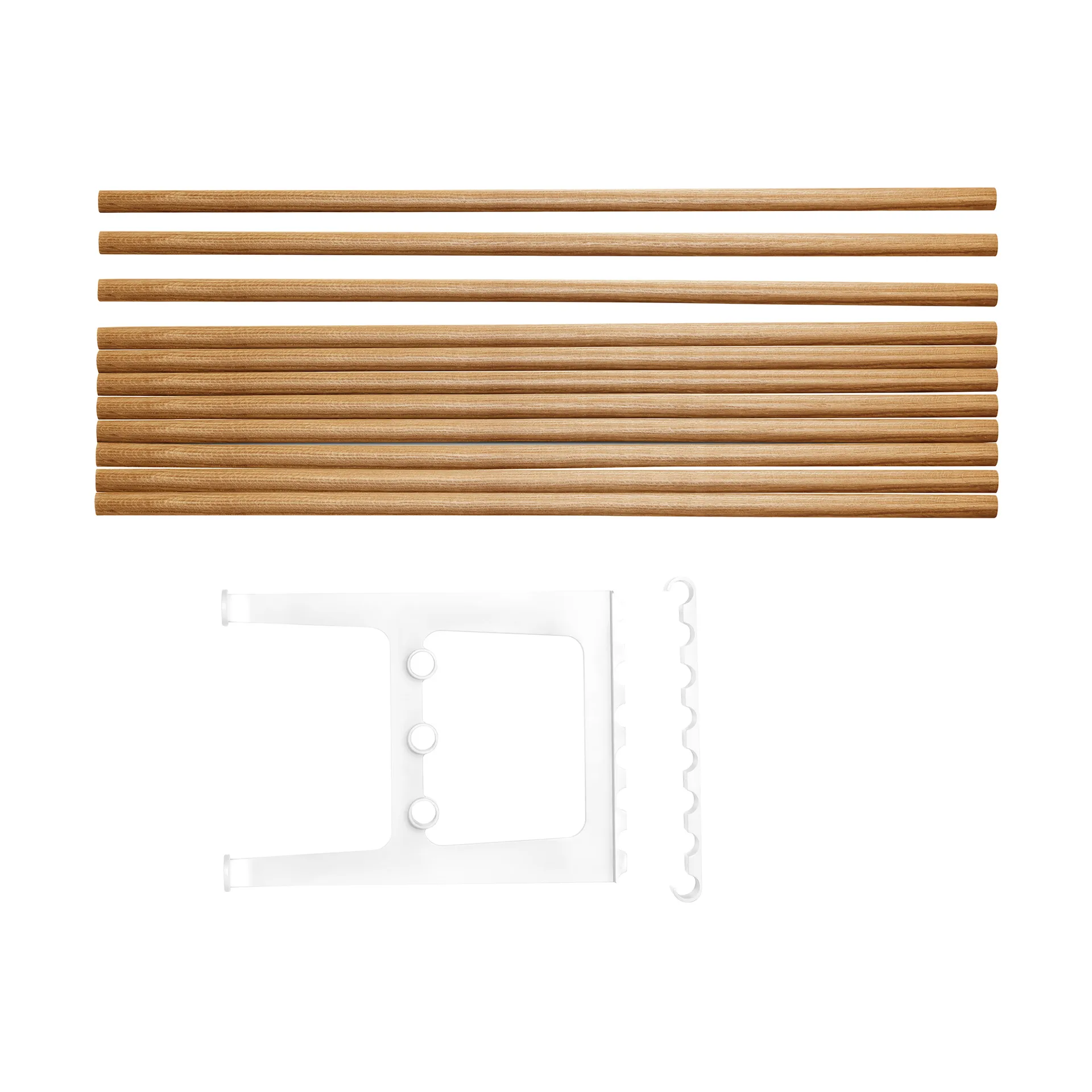 Extension de banc Nostalgi 100 cm, Chêne-blanc Essem Design