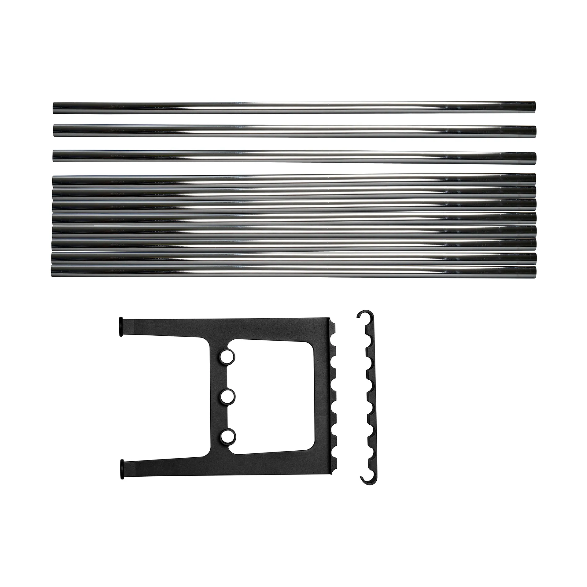 Extension de banc Nostalgi 100 cm, Chrome-noir Essem Design