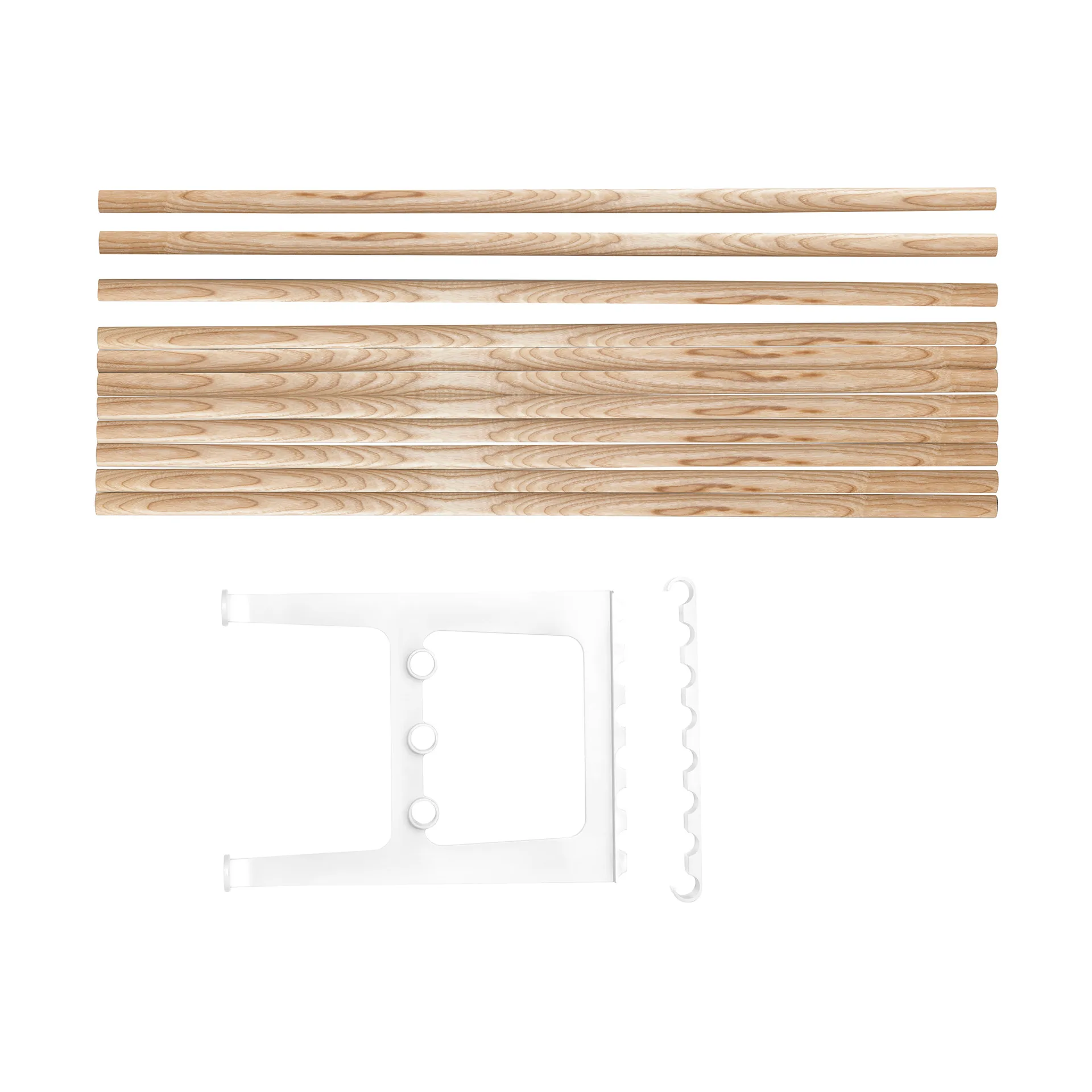 Extension de banc Nostalgi 100 cm, Frêne-blanc Essem Design