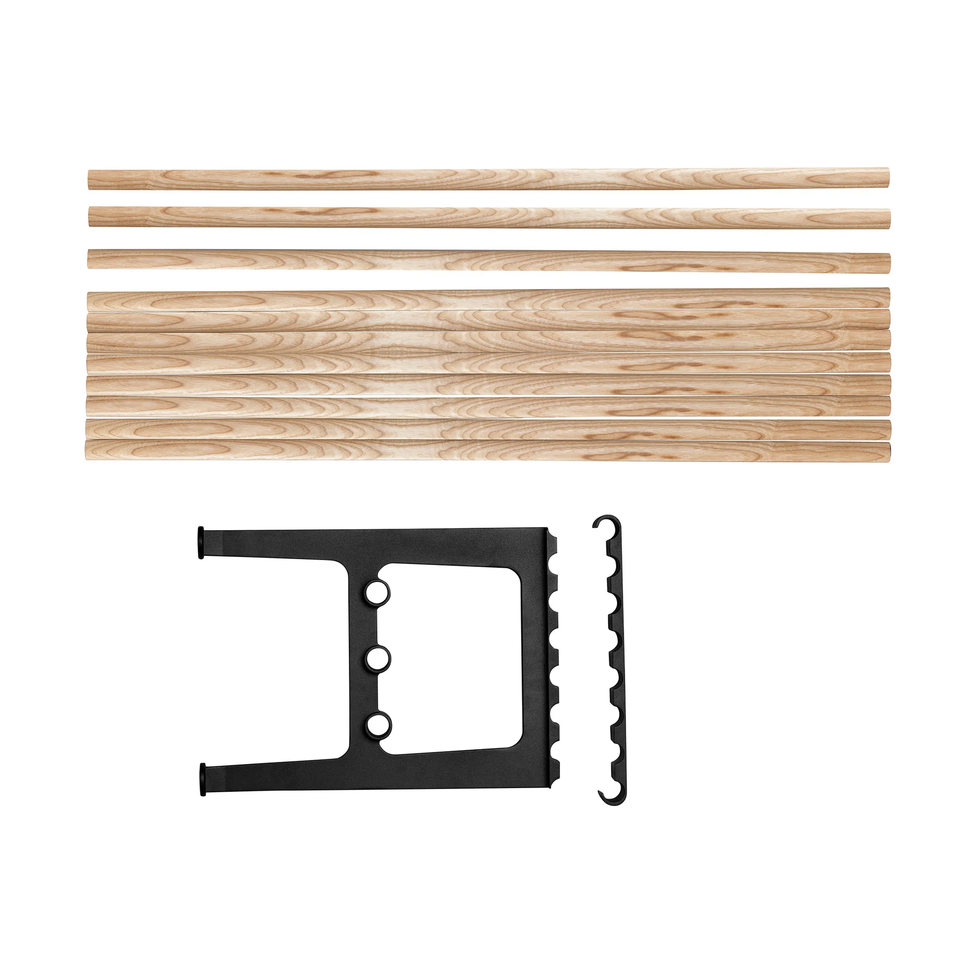 Extension de banc Nostalgi 100 cm, Frêne-noir Essem Design