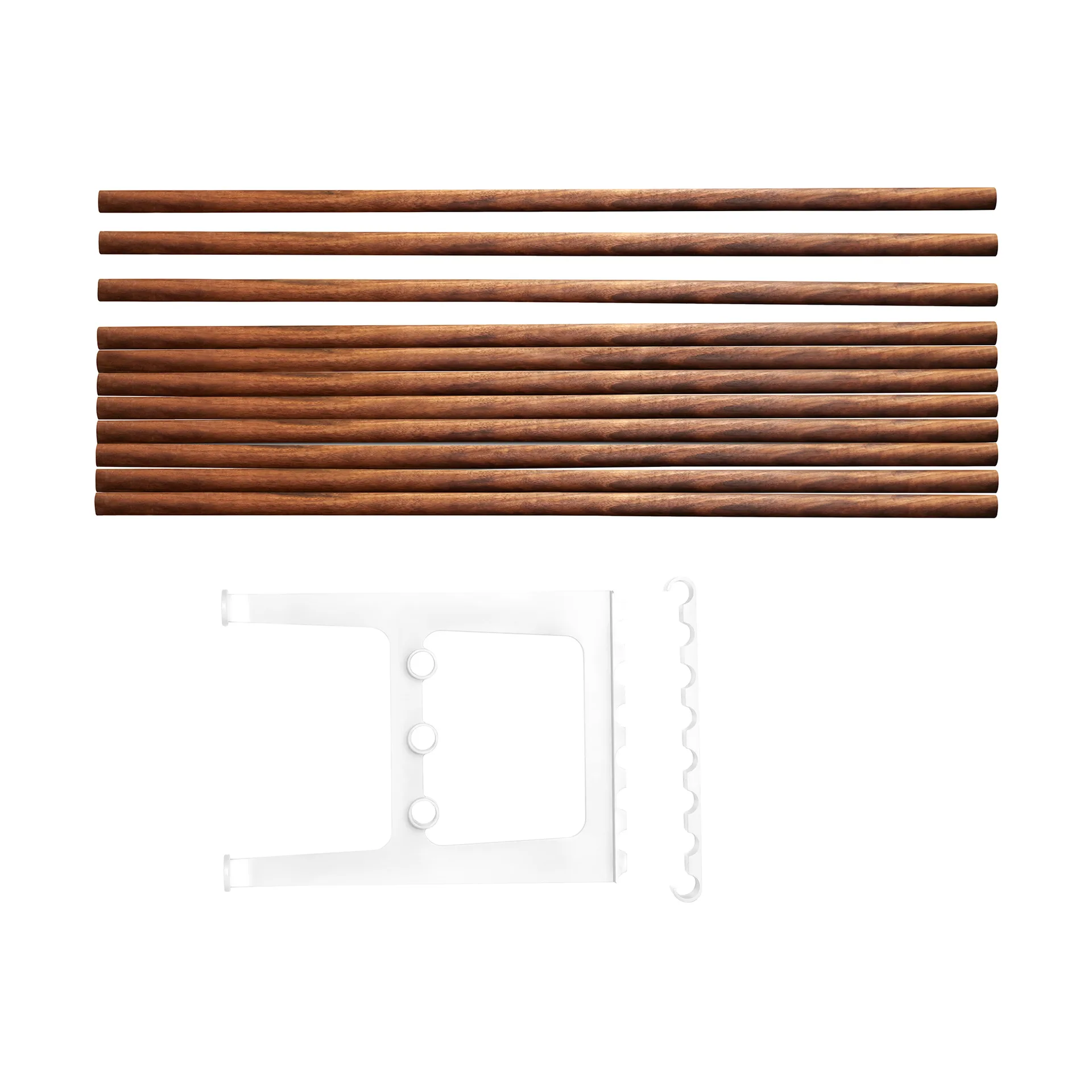 Extension de banc Nostalgi 100 cm, Noyer-blanc Essem Design