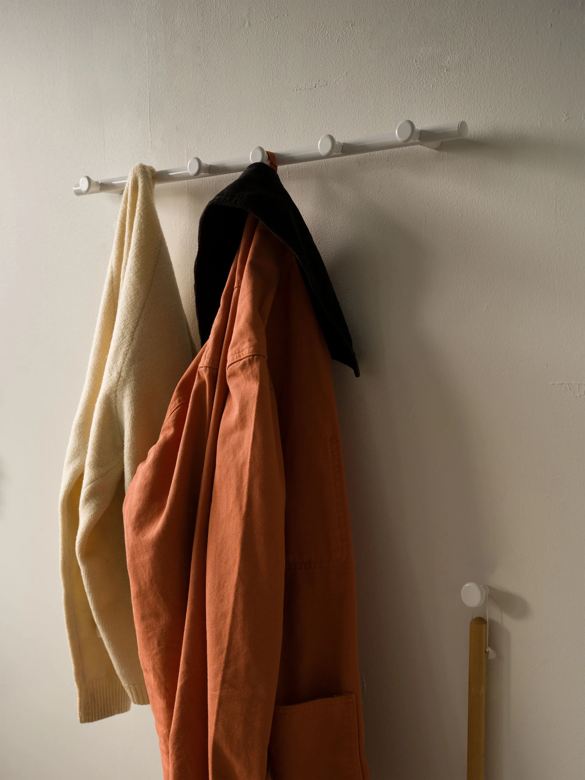 Liste de crochets Classic 60 cm, Blanc Essem Design