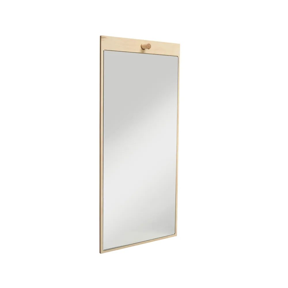 Miroir Tillbakablick rectangulaire, bouleau Essem Design