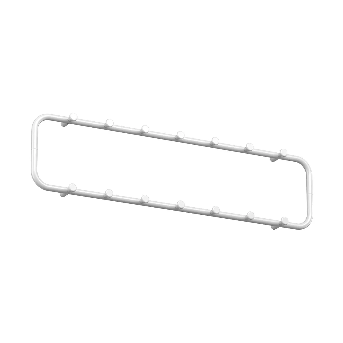 Patère Classic 80 cm, Blanc Essem Design