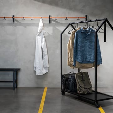 Patère Nostalgi - Cuivre, structure blanche - Essem Design