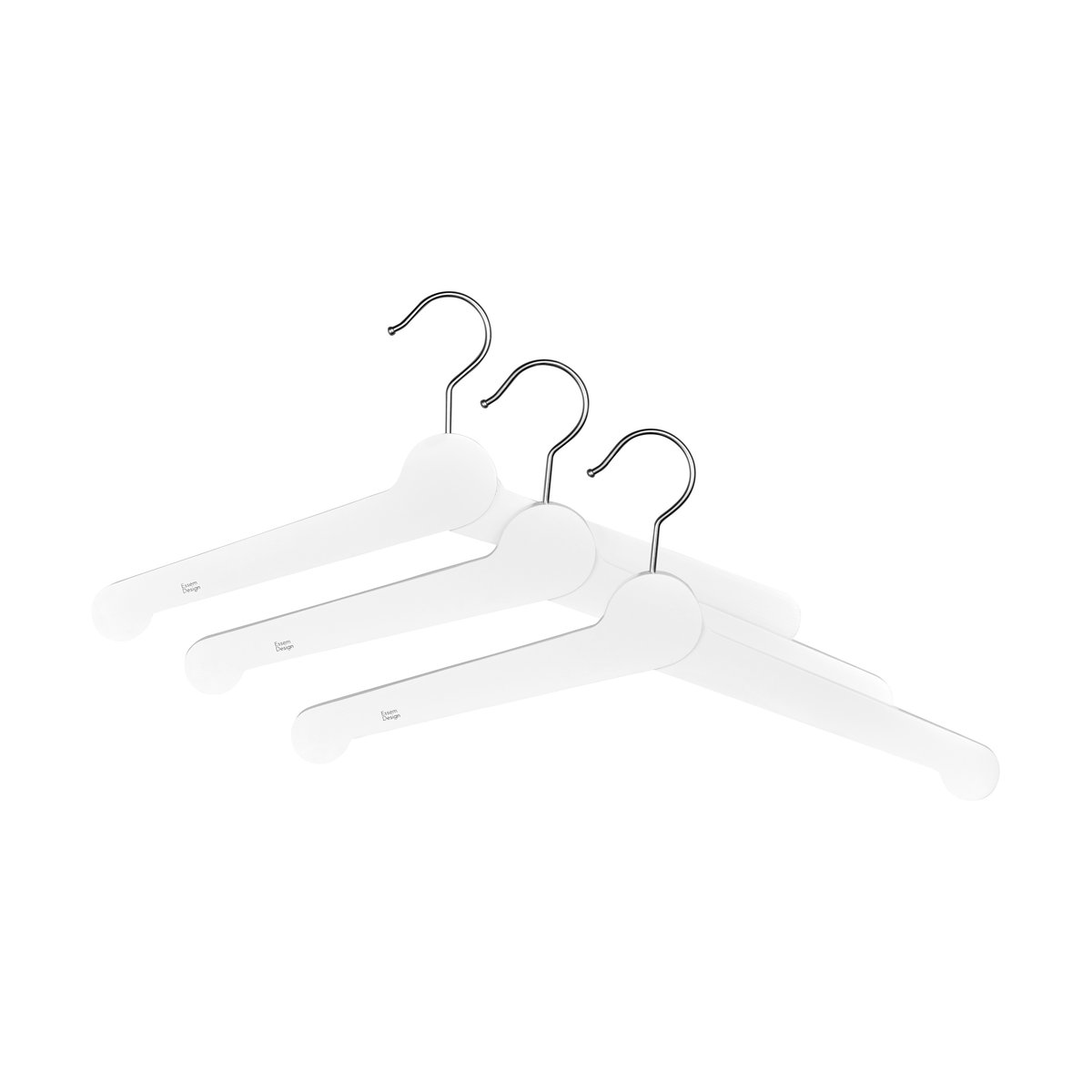 Essem Design Porte-manteau Nostalgi, 3 pièces Blanc