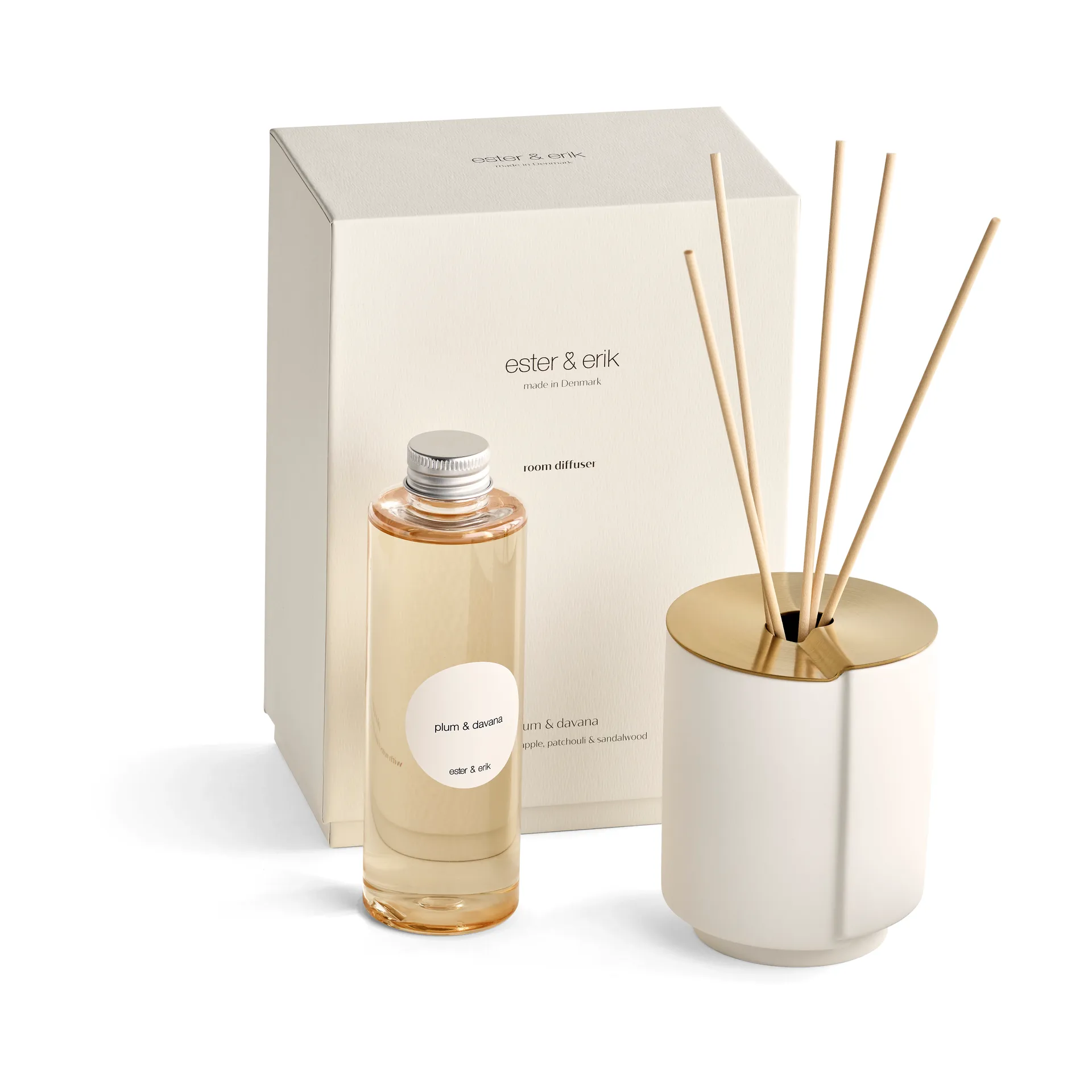 Bâtonnets parfumés ester & erik, Plum & davana ester & erik