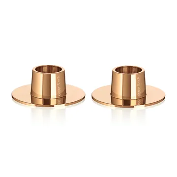 Bougeoir ester & erik brillant lot de 2 - Or rosé - ester & erik