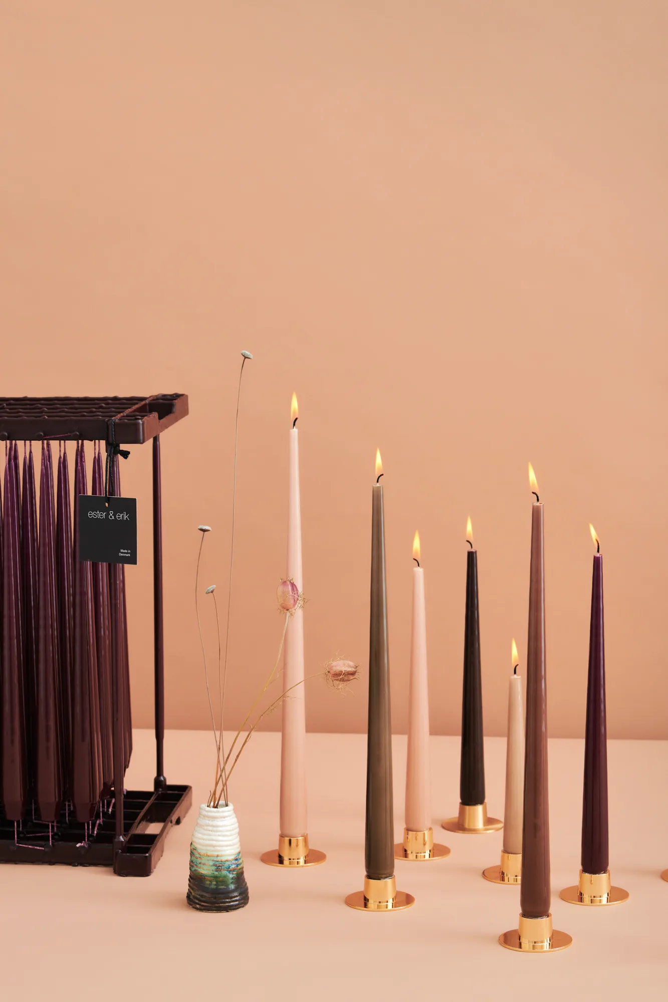 Bougeoir ester & erik brillant lot de 2, Or ester & erik