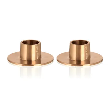 Bougeoir ester & erik mat Lot de 2 - Or rosé - ester & erik