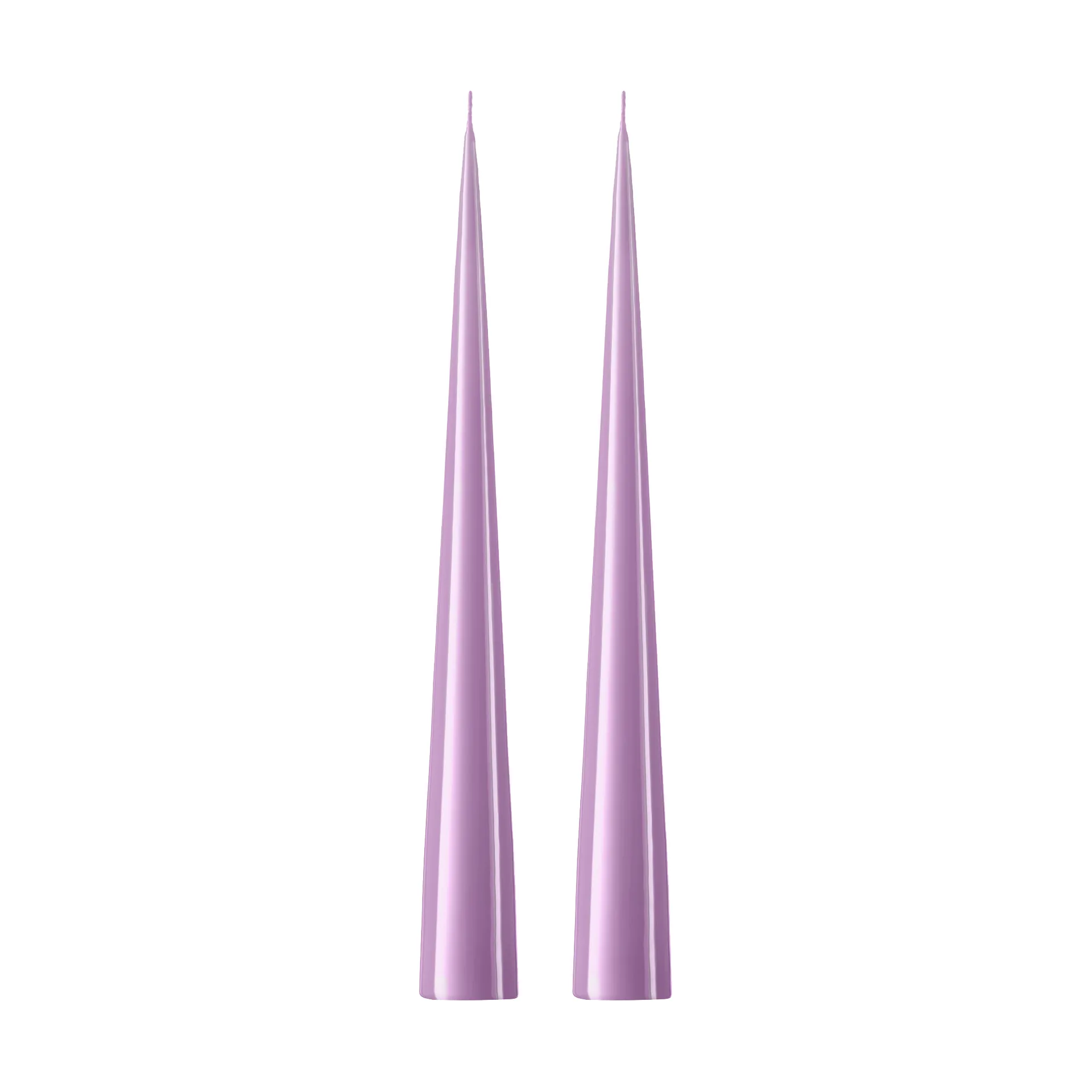 Bougie cônique ester & erik 37 cm Lot de 2 lacquées, Crocus delight 07 ester & erik