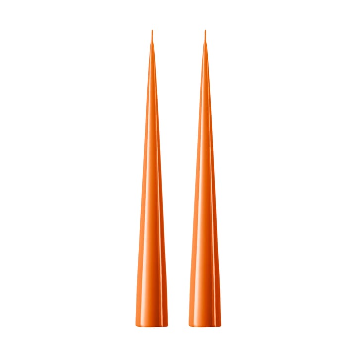 Bougie cônique ester & erik 37 cm Lot de 2 lacquées - Mild orange 16 - Ester & erik