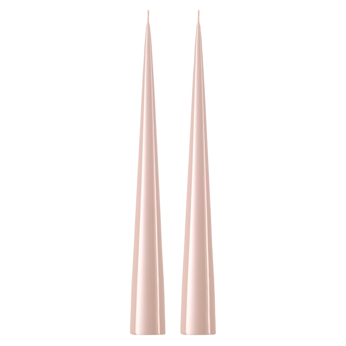 ester & erik Bougie cônique ester & erik 37 cm Lot de 2 lacquées Rosewater 51-0