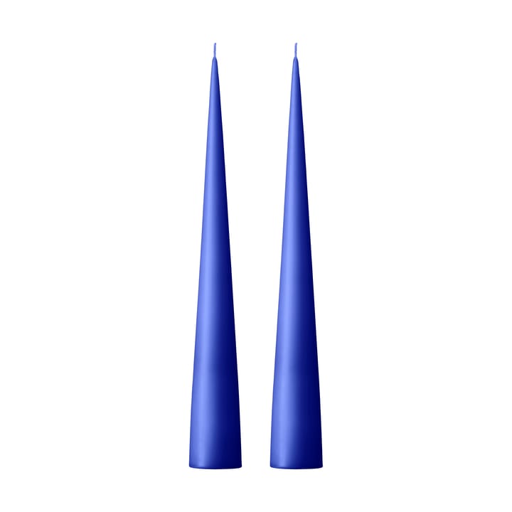 Bougie cônique ester & erik 37 cm Lot de 2 mat - Cornflower 48 - Ester & erik