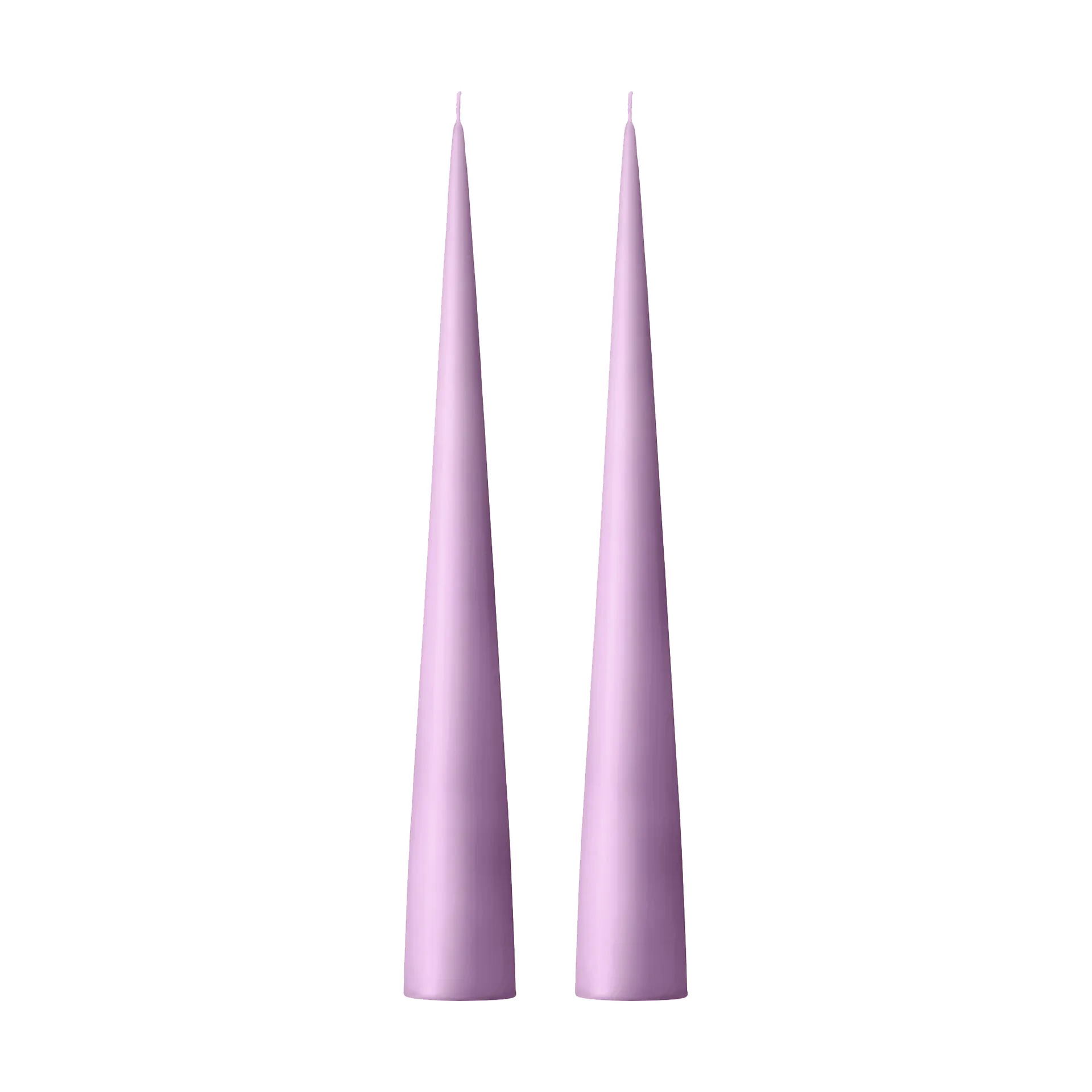 Bougie cônique ester & erik 37 cm Lot de 2 mat, Crocus delight 07 ester & erik