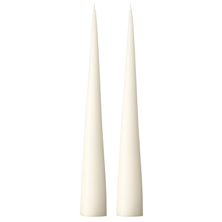 Bougie cônique ester & erik 37 cm Lot de 2 mat - Ivory 06 - Ester & erik