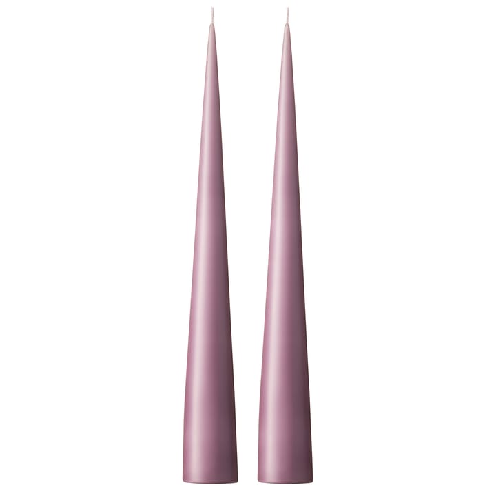 Bougie cônique ester & erik 37 cm Lot de 2 mat - Muted mauve 42 - Ester & erik