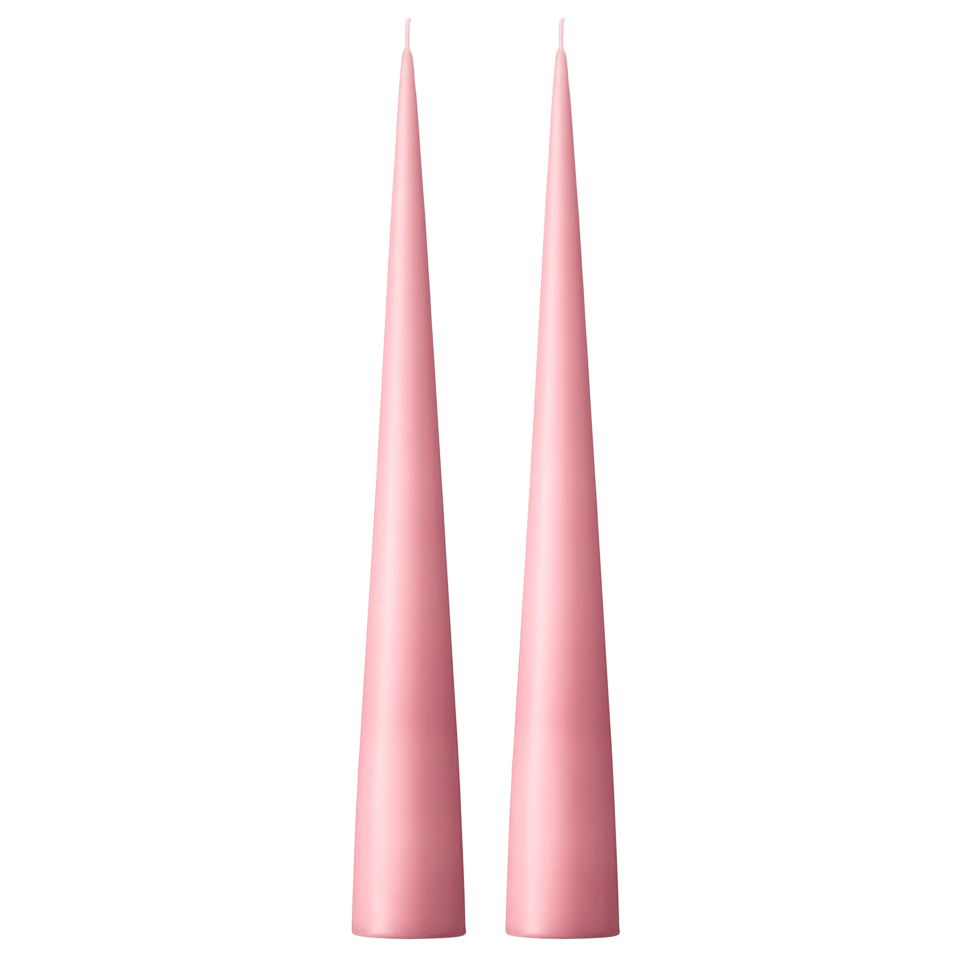 Bougie cônique ester & erik 37 cm Lot de 2 mat, Old rose 39 ester & erik