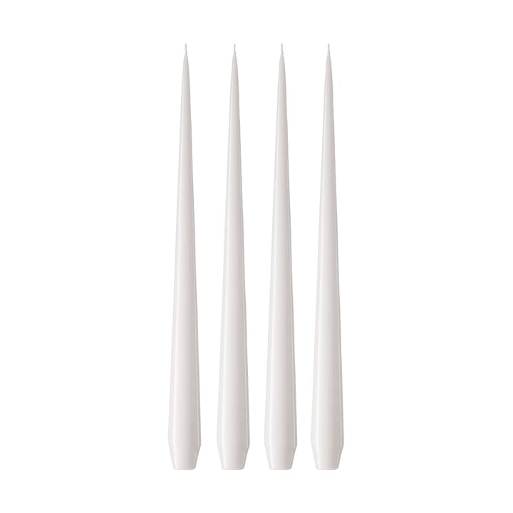 Bougie ester & erik 32 cm Lot de 4 laquée - White ash 21 - Ester & erik
