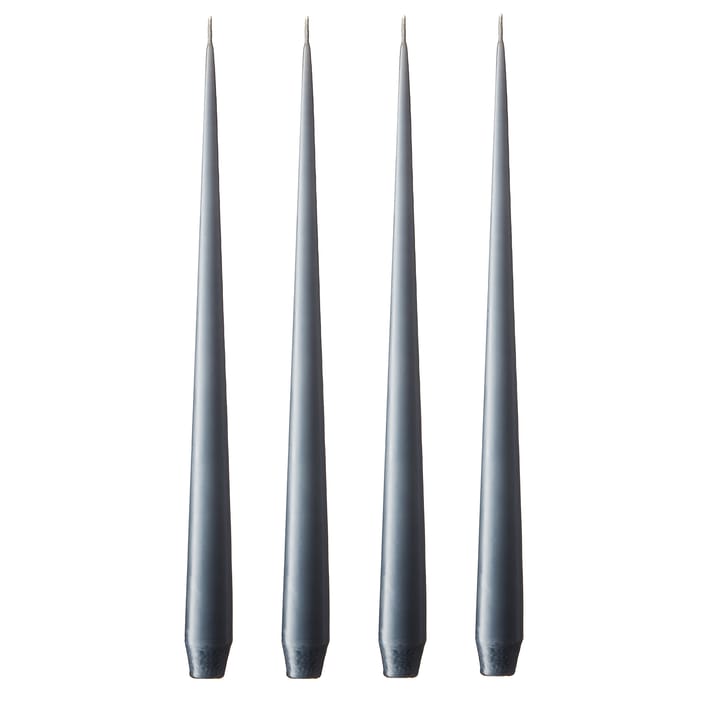 Bougie ester & erik 32cm Lot de 4 dark slate - Mat - Ester & erik