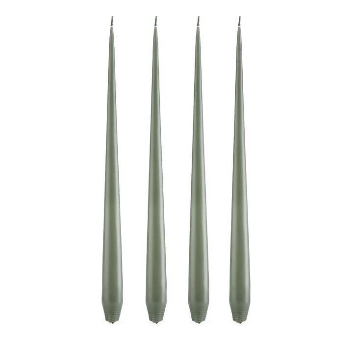 Bougie ester & erik 32cm Lot de 4 green soil - Mat - Ester & erik