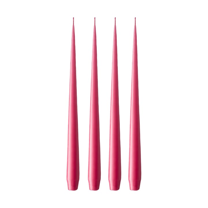 Bougie ester & erik 42 cm Lot de 4 mat - Deep pink 41/2 - Ester & erik