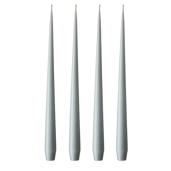 Bougie ester & erik 42cm Lot de 4 gris clair, Mat ester & erik
