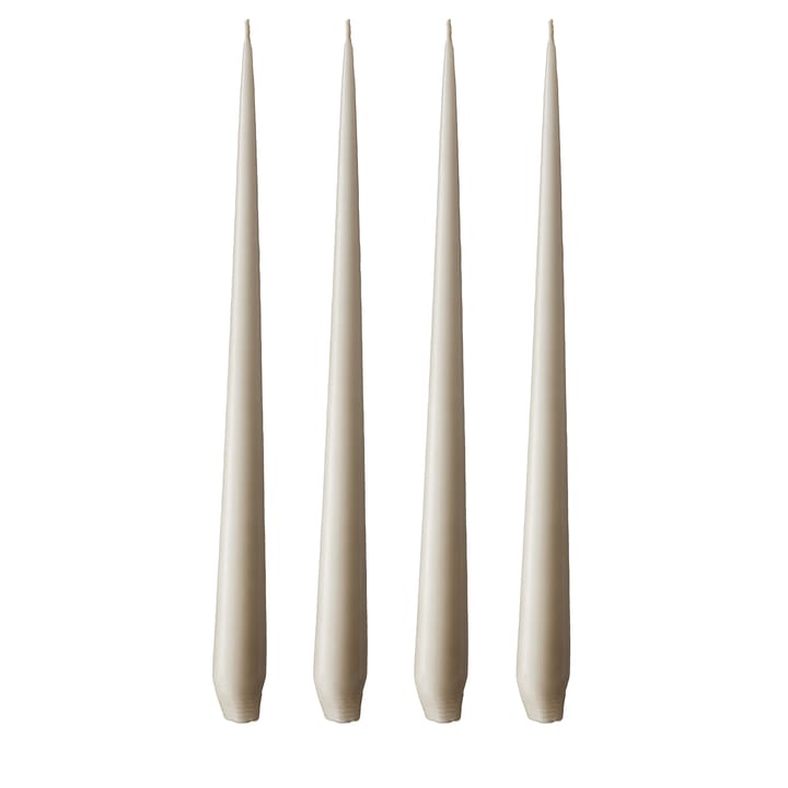 Bougie ester & erik 42cm Lot de 4 linen grey - Mat - Ester & erik