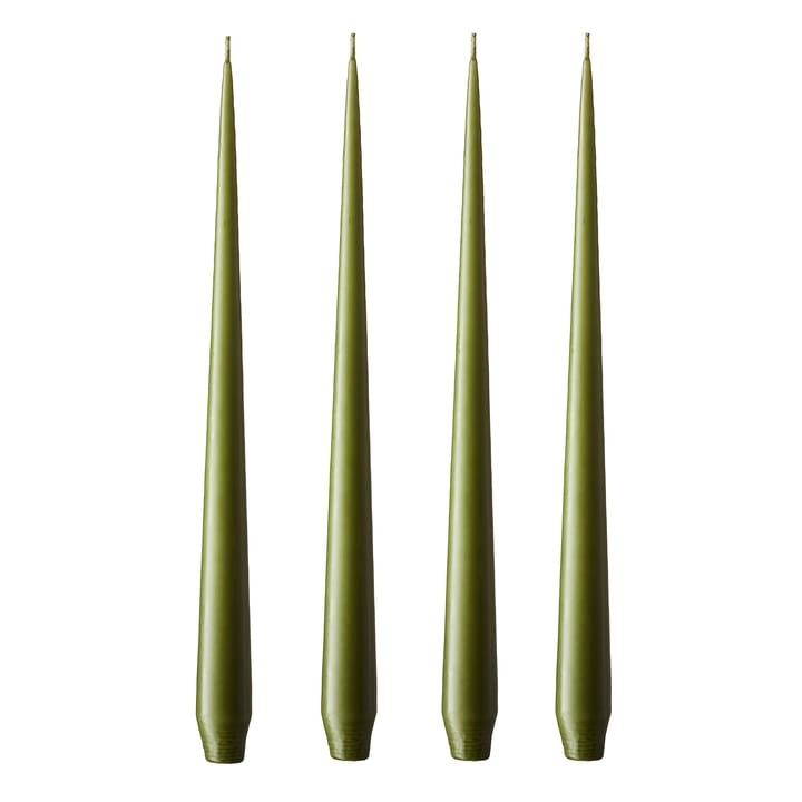 Bougie ester & erik 42cm Lot de 4 olive glow - Mat - Ester & erik