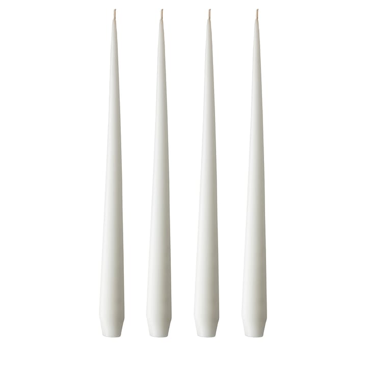 Bougie ester & erik 42cm Lot de 4 pure white - Mat - Ester & erik