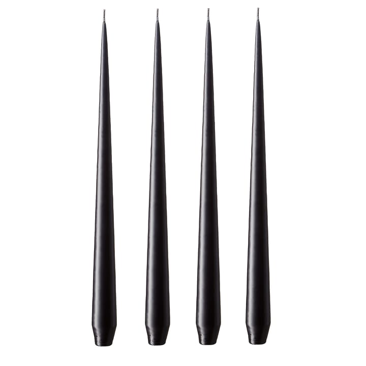 Bougie ester & erik 42cm Lot de 4 raw black - Mat - Ester & erik