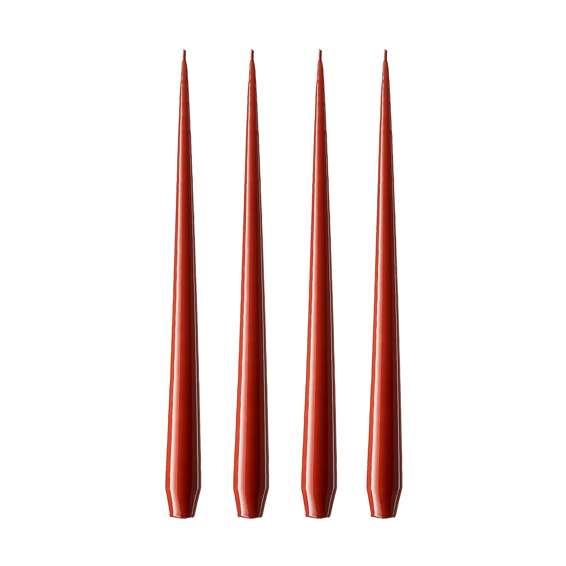 Bougie ester & erik Lot de 4 laquée, aged rust, 32 cm ester & erik