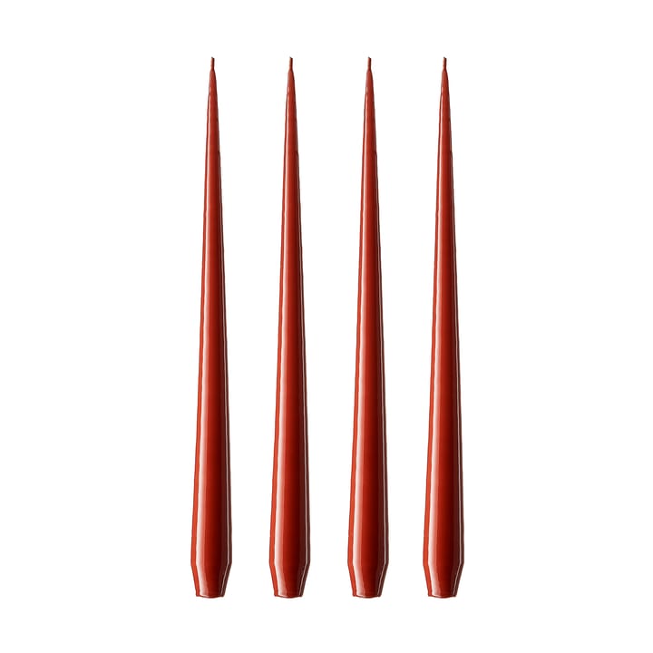 Bougie ester & erik Lot de 4 laquée - aged rust, 32 cm - Ester & erik