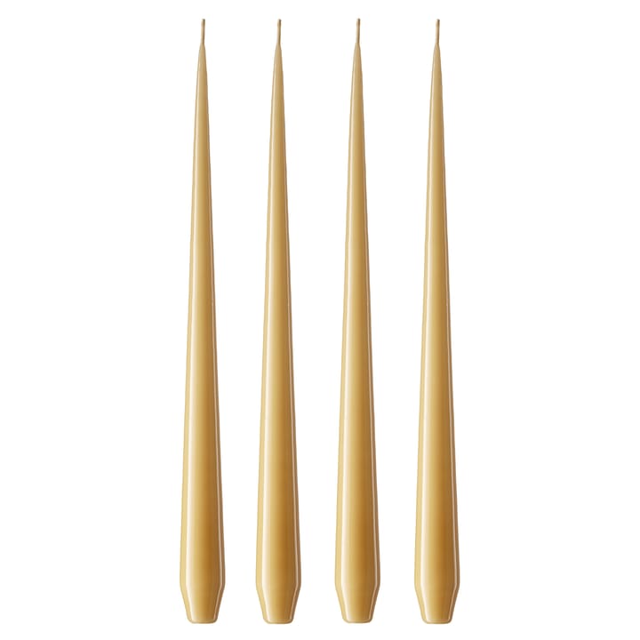 Bougie ester & erik Lot de 4 laquée - beige 14/2-0, 32 cm - Ester & erik
