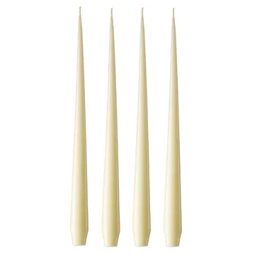 Bougie ester & erik Lot de 4 laquée - Buttermilk 17-0, 32 cm - ester & erik