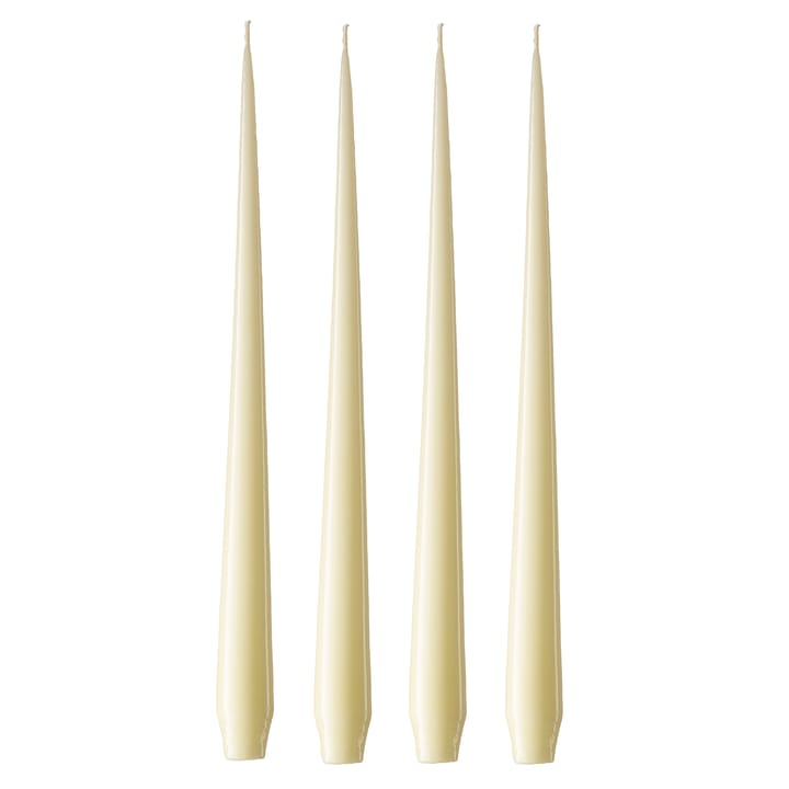 Bougie ester & erik Lot de 4 laquée - Buttermilk 17-0, 32 cm - Ester & erik