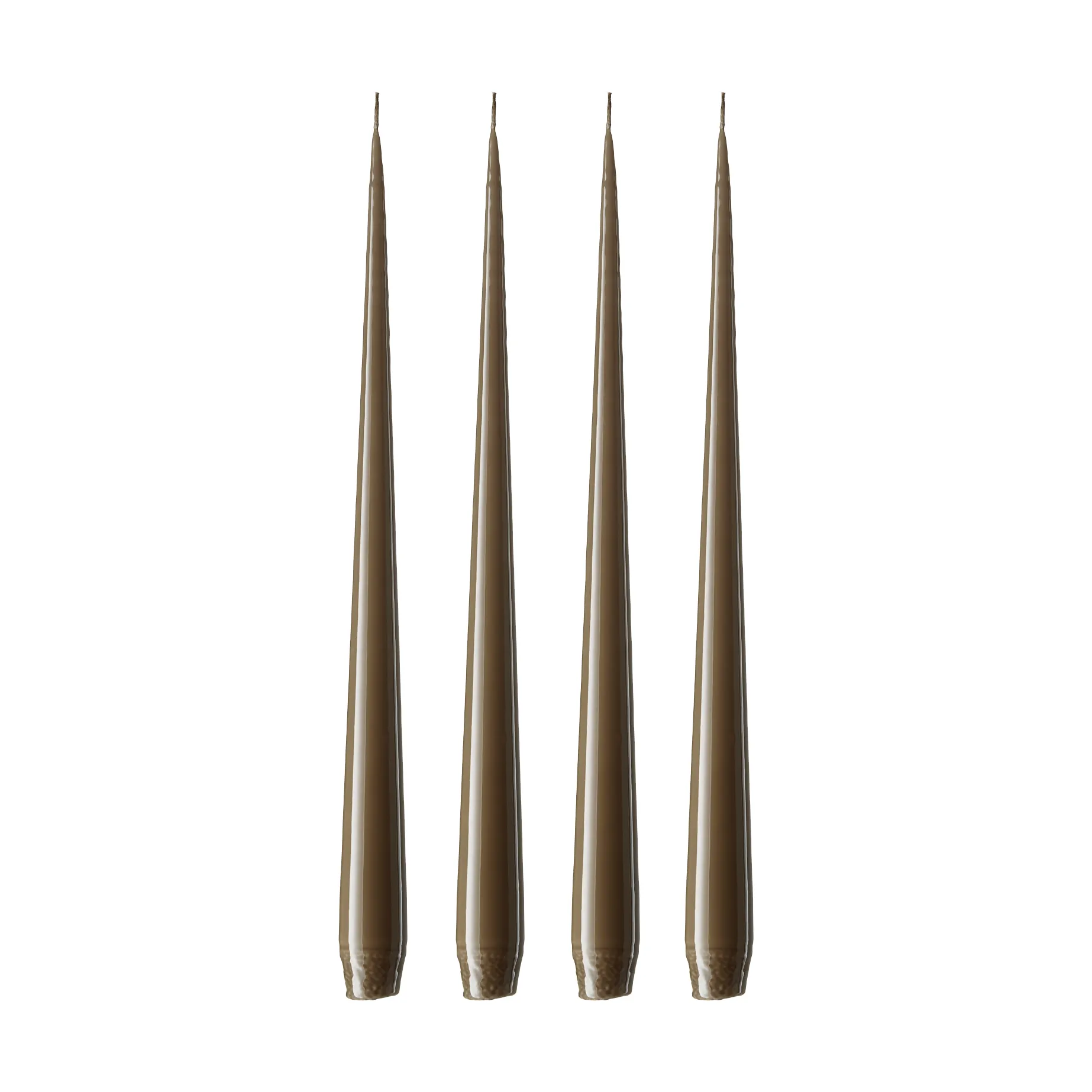 Bougie ester & erik Lot de 4 laquée, Caviar 77, 42 cm ester & erik