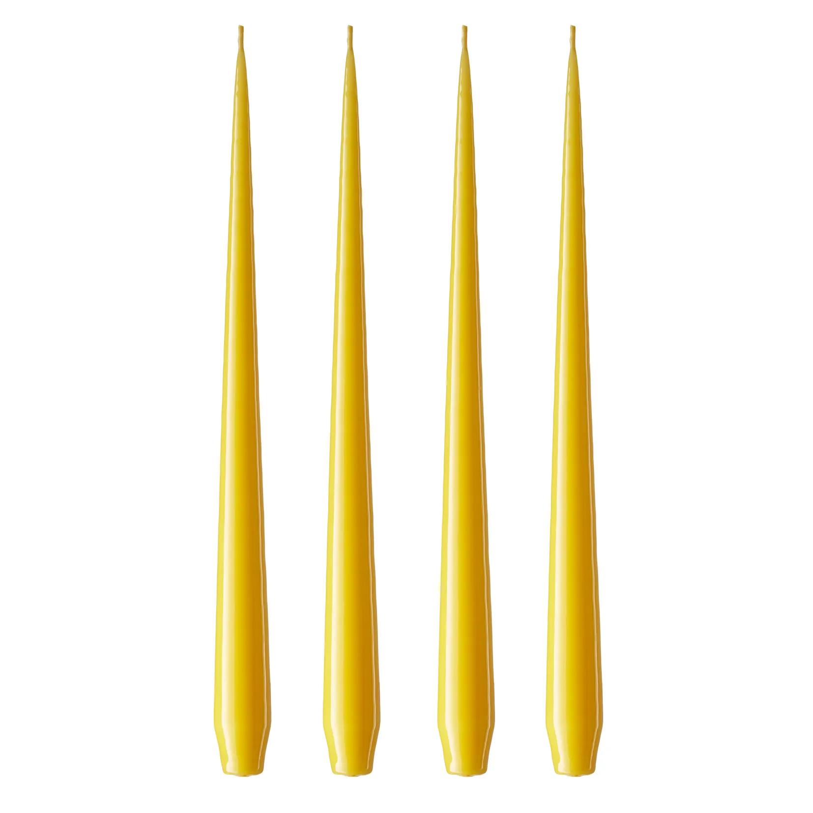 Bougie ester & erik Lot de 4 laquée, dark Lemon drop 15/2-0, 32 cm ester & erik