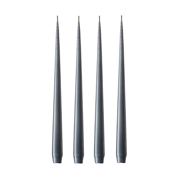 Bougie ester & erik Lot de 4 laquée - dark slate, 42 cm - Ester & erik