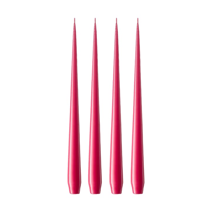 Bougie ester & erik Lot de 4 laquée - Deep pink 41/2, 32 cm - Ester & erik